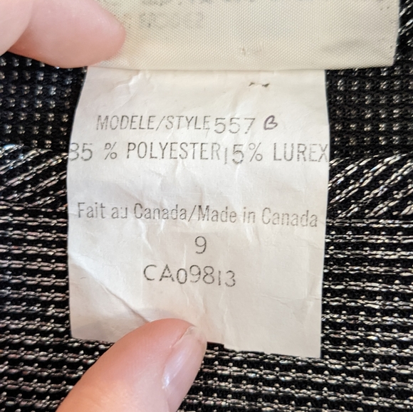 Woman's Silver Shimmer Top, Size S - Picture 5 of 5